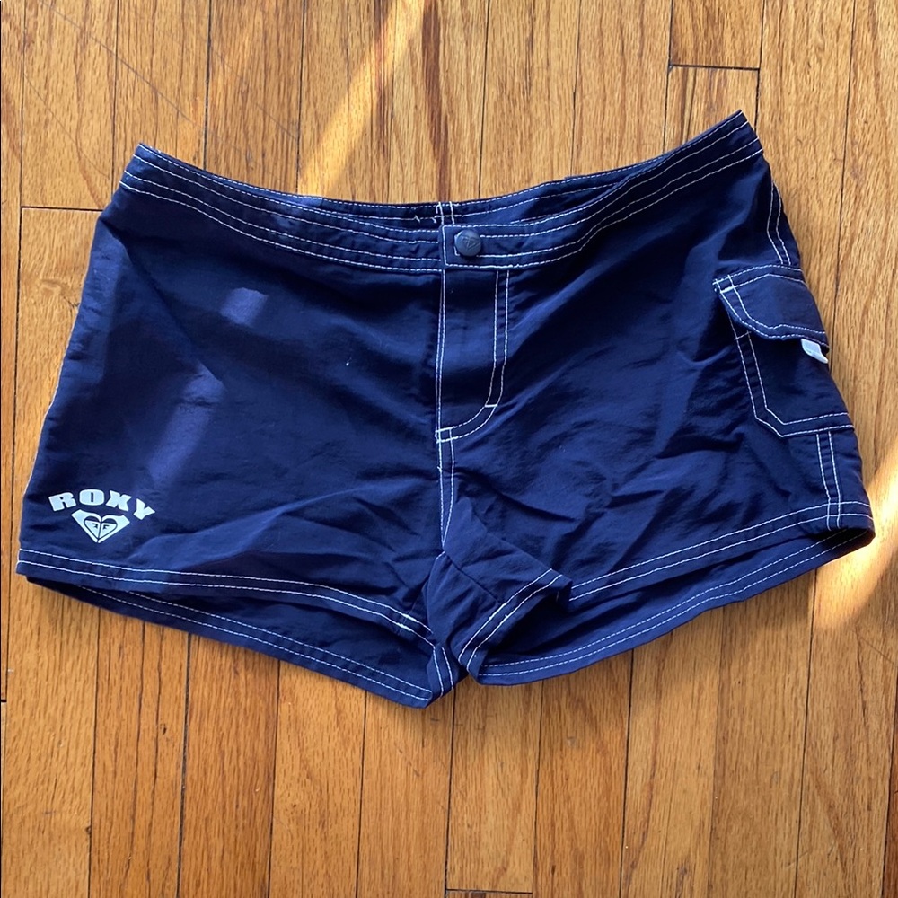 Vintage Roxy Dark Blue Surf Shorts